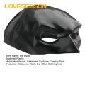 Cat Halloween Mask Black Cat Halloween Half Face Mask with Ear Holes for Costume Cosplay Bat Inspired Design for Unique Cat Mask. 