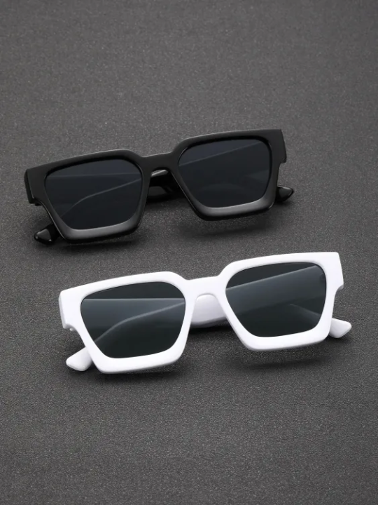 New Classic Square Frame Sunglasses for Women & Men| Vintage Small Square Sunglasses|Glass Lens
