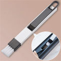 Portable Two-in-one Cleaning Brush Multifunctional Door And Window Keyboard Groove Cleaner Dust Shovel Window Rail Cleaning Tool. 