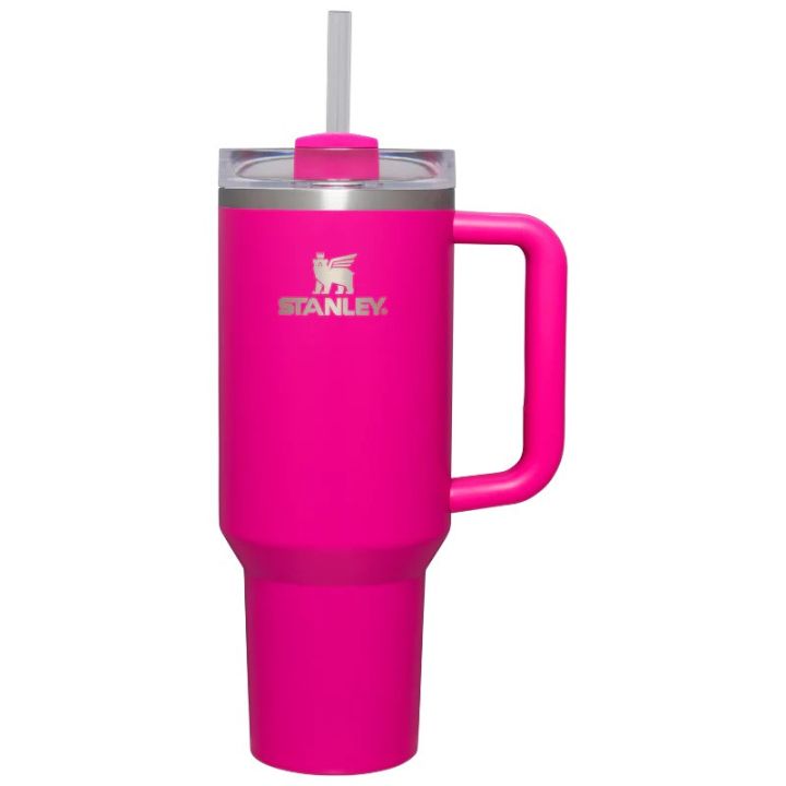 Stanley Cup - 40oz Tumbler with Straw - Coffee Mugs - Flask Bottle Hot and Cold - Coffee Glass - Water Bottle for Girls - Mugs - Gym Bottle - Travel Accessories - Gift for Girls - Stainless Steel Cup for Water, Ice Tea or Coffee
