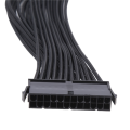 Computer Power Extension Cable PSU ATX 24Pin Extension Cable 8-Pin 6+2pin Cord 24-Pin Motherboard Extension for Computer. 