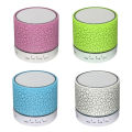 Colourful LED Mini Wireless Bluetooth Speaker TF Card USB FM Portable Music speakers Hand-free call AUX with Mic For Phone PC. 
