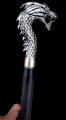 Old Man Aluminum Walking Stick Dragon Head Handle Walking Stick Fashionable Dragon Stick-Special unique Style Gift For Old People. 