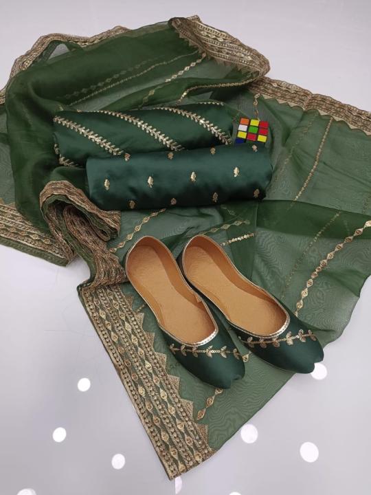 New%20Arrival%20Collection%202023%20mehndi%20color%203Pcs%20Suit%20For%20Women%20Dresses%20Wedding%20Dress%20For%20Girls%20Suit%20Kathan%20Silk%20Work%20Shirt%20Mirror%20Work%20Handmade%20Dress%20with%20Same%20Shirt%20Color%20%20Gift%20-%20Image%206