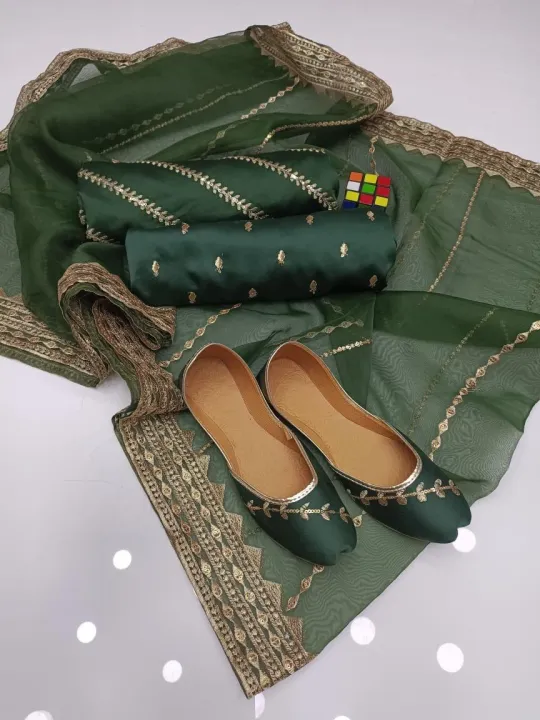 New%20Arrival%20Collection%202023%20mehndi%20color%203Pcs%20Suit%20For%20Women%20Dresses%20Wedding%20Dress%20For%20Girls%20Suit%20Kathan%20Silk%20Work%20Shirt%20Mirror%20Work%20Handmade%20Dress%20with%20Same%20Shirt%20Color%20%20Gift%20-%20Image%206