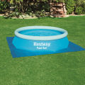 Bestway Pool Flowclear 11' Ground Cloth, Woven Pool Mattress Plastic Cloth For Swimming Pools 3.35m Square Plastic Cushion For 3.05M, Pool Protective Mat Under The Bestway 58001 Swimming Pool, Swimming Mat Pool Floor Cover. 