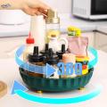 Turntable Organizer Cosmetic Organizer Multipurpose Rotating Desktop Storage Tray Spice Rack for Countertop Vanity Bathroom Cabinet Cupboard. 