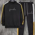 Strip Design Men's Winter Collection 2 piece track suit. 