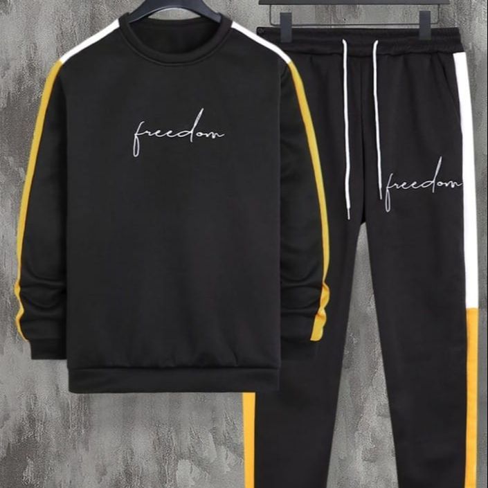 Strip Design Men's Winter Collection 2 piece track suit