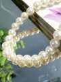1 Strand of 4, 6, 8mm Round Shell Pearl Beads for DIY Crafting Purse Jewelry Making | Natural Shell Pearl Loose Beads for Bracelet & Necklace DIY Crafts. 