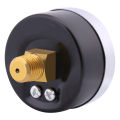 Water Pressure Meter Pressure Gauge Air Pressure Meter air and other materials use for Fuel Air Or Water 0-200psi / 0-14bar NPT. 