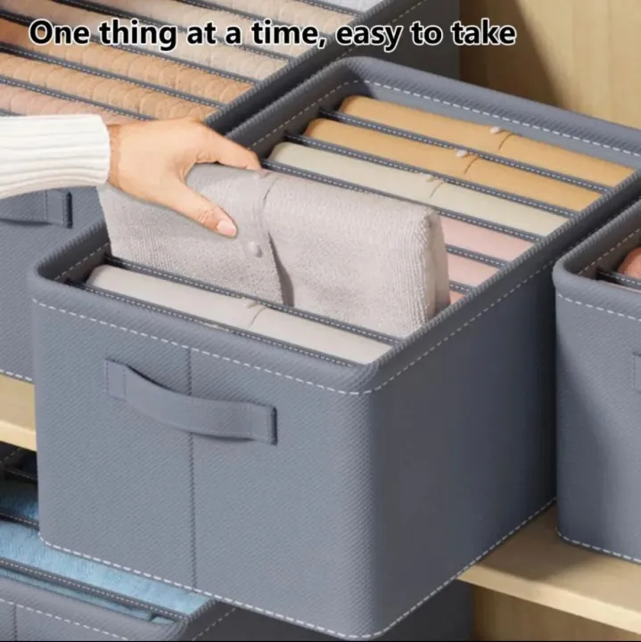 6%20Grids%20Washable%20Wardrobe%20Clothes%20Organizer,%20Jeans%20Compartment%20Storage%20Box,%20Clothes%20Drawer%20Mesh%20Separation%20Box,%20Portable%20Foldable%20Closet%20(GREY)%20-%20Image%202