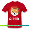 Men Shib Coin Shiba Doge Killer Black T-Shirt Doge Dogecoin Cool TShirt Pure Cotton Tees Harajuku Shirt For Adult Oversize. 