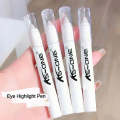 ORGINAL KOREAN IMPORTED Silver Pearlescent Waterproof Highlighter Pen/ Novice Long Lasting Flash Lying Silkworm Eye Shadow Makeup. 