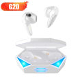 Timack® G20 Air Buds TWS Wireless Earbuds - Airdots Gaming Headsets 15ms Low Latency TWS Bluetooth 5.2 Headphone Waterproof Wireless Earphone Noise Cancelling Wireless Earbuds 20H Playtime Auto Pairing Touch Control with Microphone. 