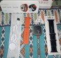 X8 Ultra Smart Watch Series 8 / 2.08” Display & 49mm Smart Watch With Orange Ocean Straps + Black Ocean Straps Free / W&O Watch Ultra X8 with Wireless Charging. 