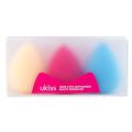 3 Pcs 360°Flawless Beauty Sponge Blender Set for Foundation, cream,powder or  Liquid Application -Latex Free & Special VE Material Flawless Egg Shaped Water Drop Makeup Blender Cosmetic Sponge Puff. 