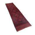 Tribal Handmade Oriental Carpet Mashwani Runner Rug For Entryway 65x266cm/2'1x8'7ft W179157. 