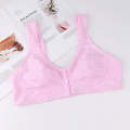 Wide Strap Front Open 3 Button Nursing Bra. 