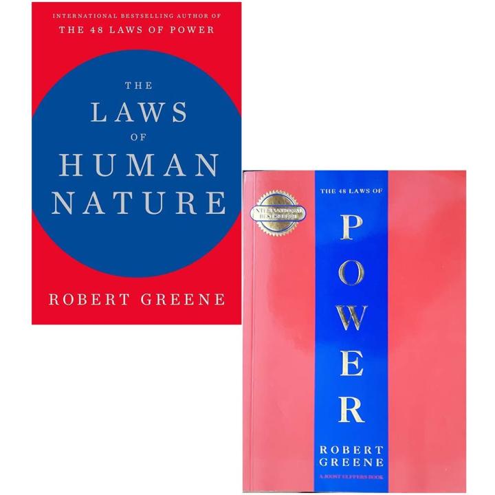 48 Laws of Power, The Laws of Human Nature (2 Books Set) by Robert Gre