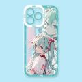 H-Hatsune Miku Soft Case for Xiaomi Redmi Note 12 Pro Plus Turbo 13 11 11S 10 10S 9S 9 Max 8 7 6 A1 A2 Clear Back Cover. 