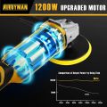 1200 Watt Imported Heavy Duty Variable Speed 150mm Grinder Polisher Machine -Complete Car Polishing Machine Kit. 