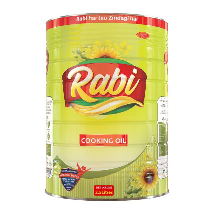 Rabi Cooking Oil 2.5 Litre Tin | Cooking Oil | Best Cooking Oil In Pakistan