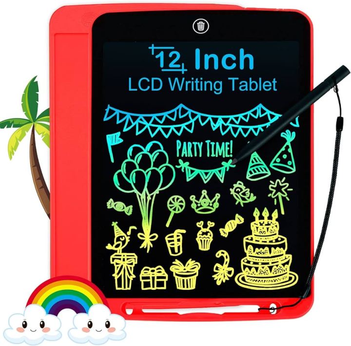 LCD Writing Tablet Electronic Slate E-writer Digital Memo Pad Erasable Writing Board Learning Toys And Gadgets For Educational And Daily Life Routine Notebook Purpose - 10 Inch & 8.5 Inch Writing Tablet/Pad for Kids, 8.5 inch, 10 inch, 12 inch/ Magic book
