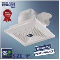 Pak Fan Ceiling Blower/Exhaust Fan Size 8 Inch Pure Copper Wire. 