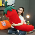 Cute vegetable plush toy pepper carrot doll rag doll boy sleeping clip leg pillow girlfriend. 