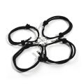4pcs/set Best Friend Bracelet for Women Girl Black Rope Friendship Bracelet Jewelry Gift. 