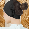 Pack of 2 Adjustable Elastic Hijab scarf, Elegant Sporty Base Cap, Non-Slip, Breathable Polyester, Solid Colors , Headscarf Inner Hijab Caps. 