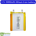 3.7V 5000mAh 64*55mm Lithium Ion Battery for Toys or Arduino Projects by Electrica. 