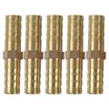 5pcs 8mm Inner Dia Air Gas Straight Hose Pipe Barb Coupler. 