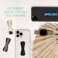 LoveHandle Universal Grip for Most Smartphones, Mini-Tablets and Cases, Black Elastic Strap with Black Base, LH-01Black. 