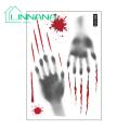 Window Cling Scary Ghost Shadow Blood Handprint Halloween Decor Window Cling. 