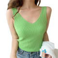 Women Ribbed Solid Tank Tops Summer Casual Sleeveless Skinny Slim Active Shirt Breathable Tank Tops. 