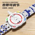 Accompany your child boy team model transforming hand hybrid robot car watch remote control car accompanying child birthday gift watch remote control car toy. 