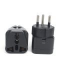 Universal Black Copper 10A 250V EU US UK AU japan swiss germany france to Egypt Pakistan adapter plug Type H. 