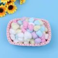 HUXIA BEAUTY 1 Bag 100 Coloured Cotton Balls For Makeup Cotton Balls Degreasing Cotton Ball for for Face Cleansing & Makeup Removal Beauty Salon Home Use. 