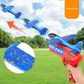Airplane Launcher Toy with Foam Glider Planes - Fun Flying Airplane Toy for Kids, Boys & Girls - Perfect Birthday Gift. 