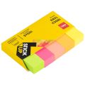 Deli - EA11402-Paper Index Tabs 50×12mm 5×100Sheets 5 Colors - Multicolor. 