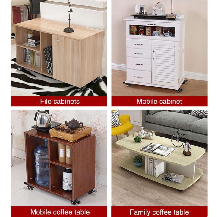 4Pcs%202%20inchin%20Heavy%20Duty%20Swivel%20Caster%20Wheels%20with%20Safety%20Dual%20Locking%20and%20Polyurethane%20Foam%20No%20Noise%20Wheels,%20Load%20Bearing%202inch%20Wheels%20-%20Image%204