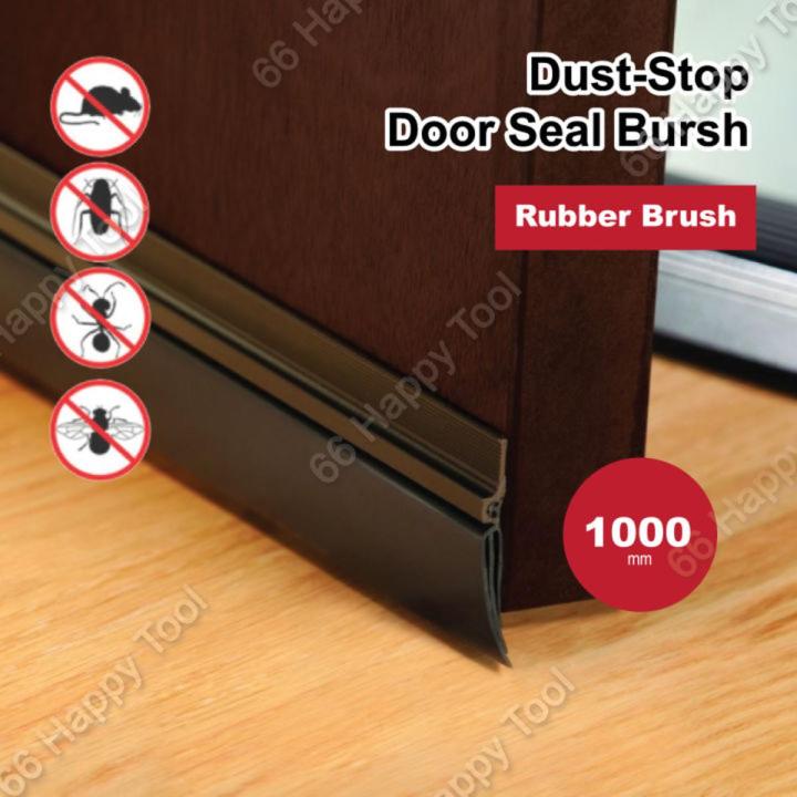 Door Dust Stopper Door Bottom Seal Brush Heavy Gauge Aluminum Frame with Nylon Brush Air, insect Proof etc. (48 inches)
