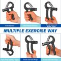 Automatic Counting And Non Counting  Hand Gripper Adjustable ResistanAdjustable Hand Grip Power Exerciser Forearm Wrist Strengthener Gripper R-Shape Adjustable 5-60kg  Adjustable hand grip power exerciser forearm wrist strengthener gripper, R Shape. 