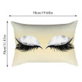 Eyelashes Pillowcase Throw Pillows Lash Cushion Cover Geometric Sofa Cushion Eye Pillow Covers Waist Pillowcase Sofa Cushions. 