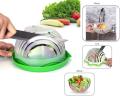 Salad Cutter Bowl Upgraded Easy Salad Maker | Fast Fruit Vegetable Salad Chopper Bowl | Fresh Salad Slicer | Drain Basket. 