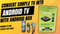 CBOX C1000 Android TV Box with 2GB RAM and 8GB Storage Running Android Version 15 Supporting 4K Ultra HD Bluetooth Voice Remote and Dual Band WiFi. 