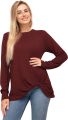 Fast Forward Women’s Tunic Blouse Twist Knot, Long Sleeves T Shirt, Loose Fitting Pullover Tops. 