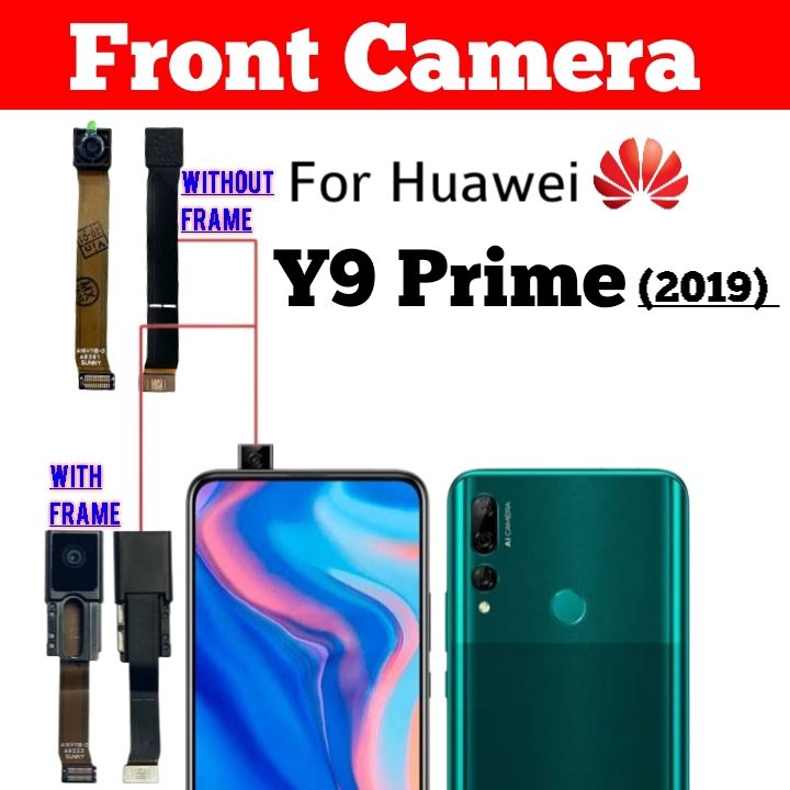 Huawei Y9 Prime 2019 Front Camera Replacement | Huawei Y9 Prime (2019) front facing camera with fitting frame Kit | Huawei y9 prime (2019) front camera without fitting frame Kit | Mughal G Mobiles PK